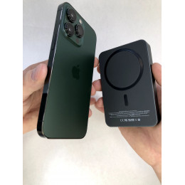  Беспроводная зарядка Magsafe для iphone Powerbank 10 000 mAh серый