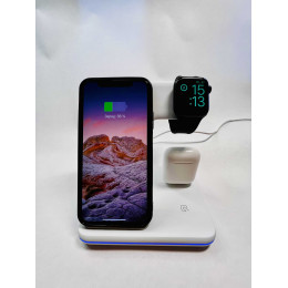 Беспроводная зарядка для Iphone, Android  белый 