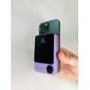 Беспроводная зарядка iphone магнитная Powerbank 10 000 mAh фиолетовый 